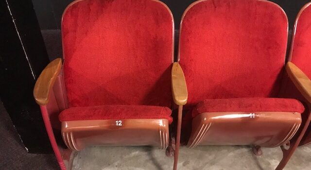 American Seating Bodiform Vintage used AUDITORIUM THEATER SEATING cinema movie church chair seats