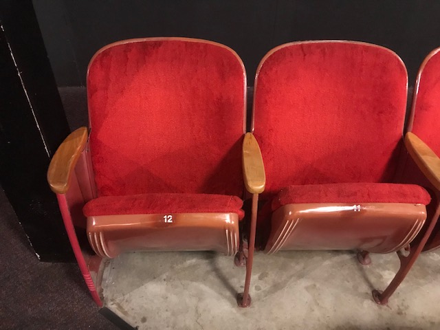 American Seating Bodiform used theater seats vintage